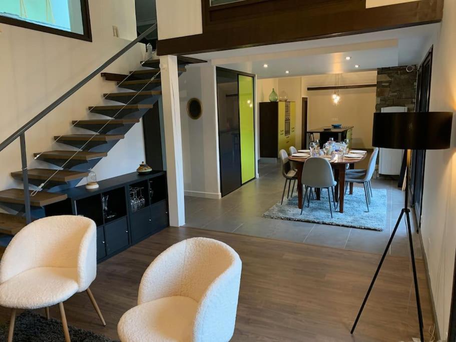 Duplex 3 Chambres Vue Mont-Blanc Domancy Exterior foto