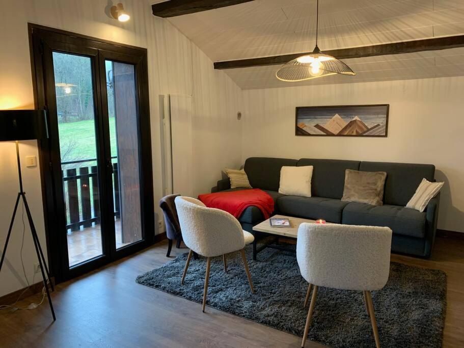 Duplex 3 Chambres Vue Mont-Blanc Domancy Exterior foto
