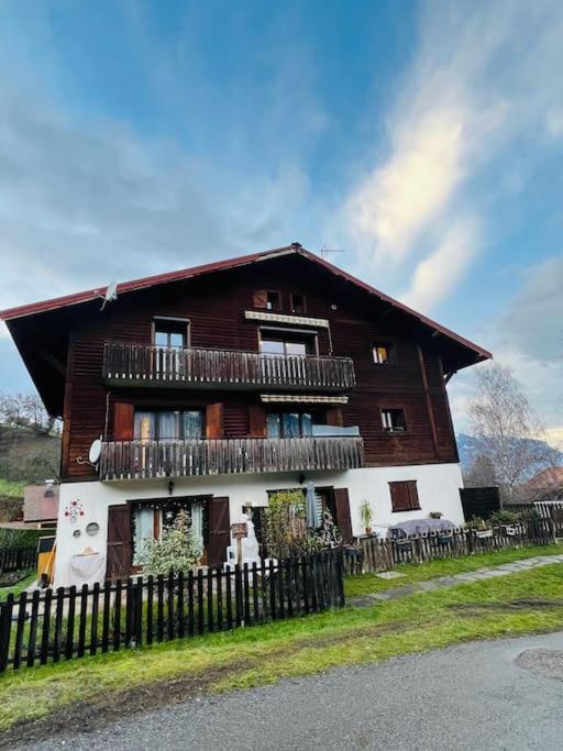 Duplex 3 Chambres Vue Mont-Blanc Domancy Exterior foto