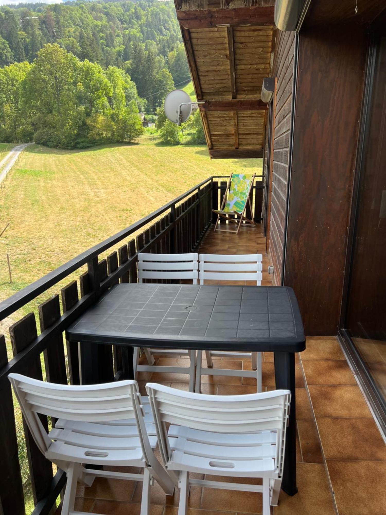 Duplex 3 Chambres Vue Mont-Blanc Domancy Exterior foto